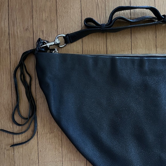 Rebecca Minkoff Black Leather Crossbody Bag - Picture 2 of 7